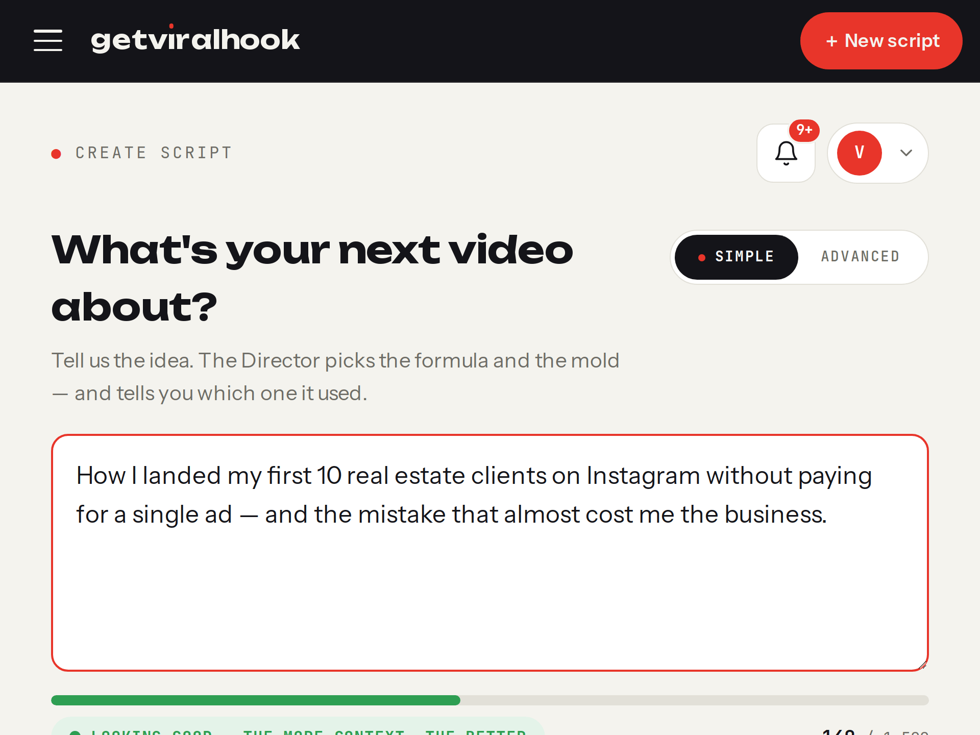 The wizard: tell it your next video like a friend and The Director picks the formula
